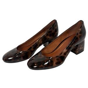 Vionic Cheetah Print Carmel Block Heels Size: 7.5
